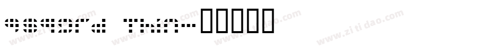 9sqgrd Thin字体转换